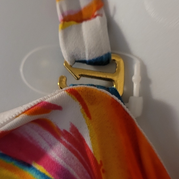 COPY - LAUREN RALPH LAUREN WOMEN'S TWIST BANDEAU SWIMSUIT - Picture 9 of 13